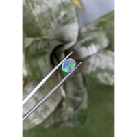 1.66 Ct. Multi Color Cabochon Black Opal from Australia Life Style