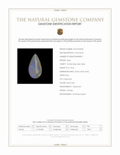 55.46 Ct. Multi Color Cabochon Crystal Opal (Jelly Opal) from Australia Scan Report