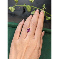 1.78 Ct. Pinkish Purple Spinel from Burma (Myanmar) Life Style