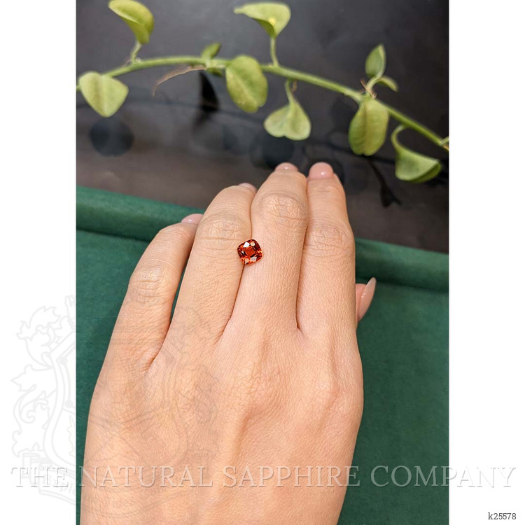 1.07 Ct. Orangish Red Spinel from Burma (Myanmar)