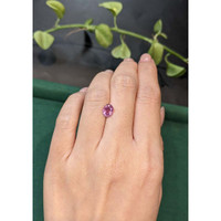 1.37 Ct. Pink Spinel from Tanzania Life Style
