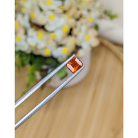 1.35 Ct. Orange Hessonite Garnet from Madagascar Life Style