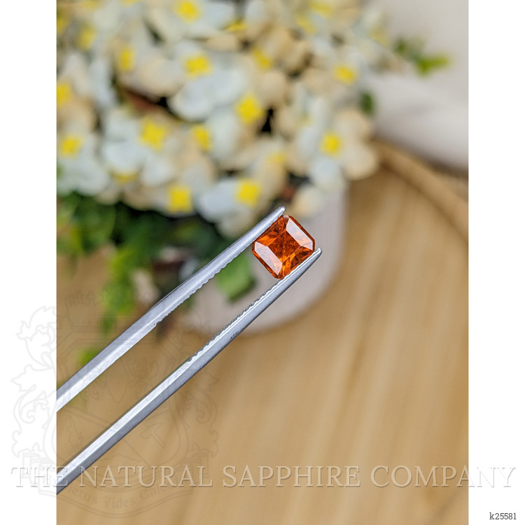 1.35 Ct. Orange Hessonite Garnet from Madagascar
