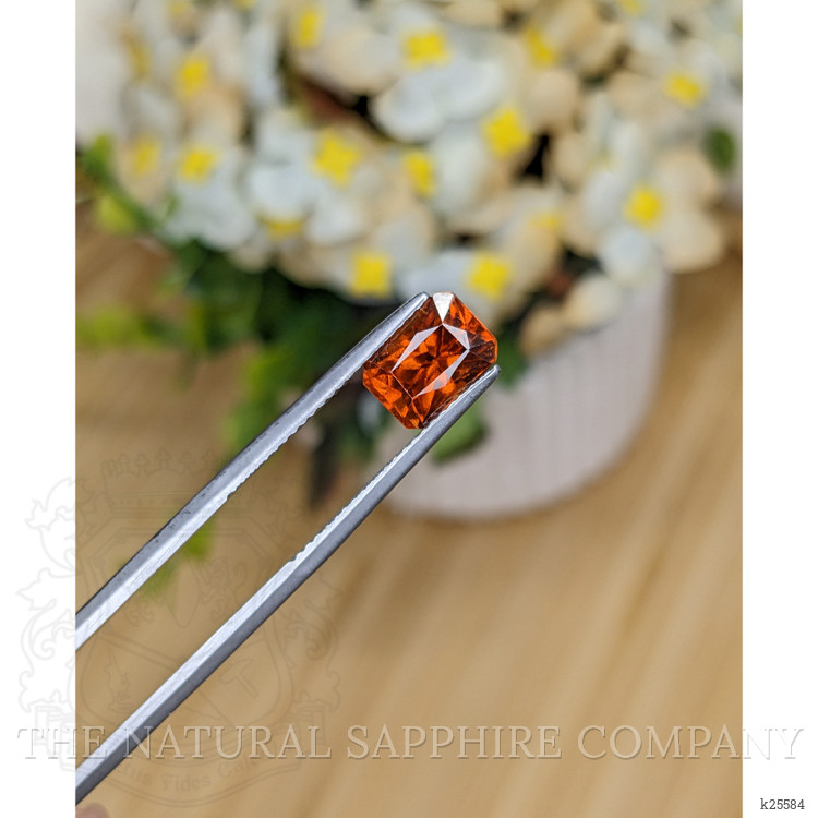 2.61 Ct. Orange Hessonite Garnet from Madagascar