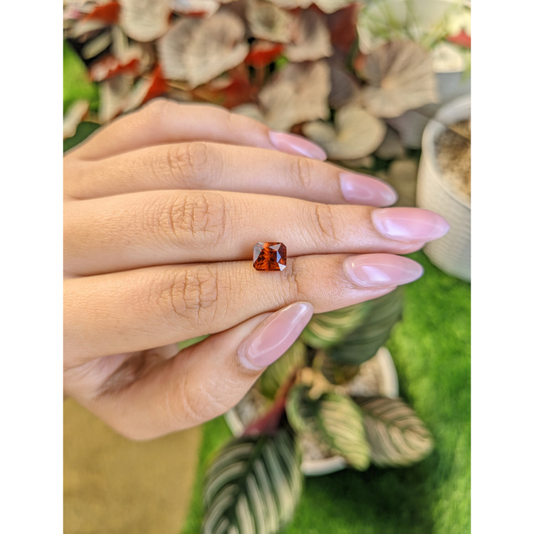 2.12 Ct. Orange Hessonite Garnet from Madagascar