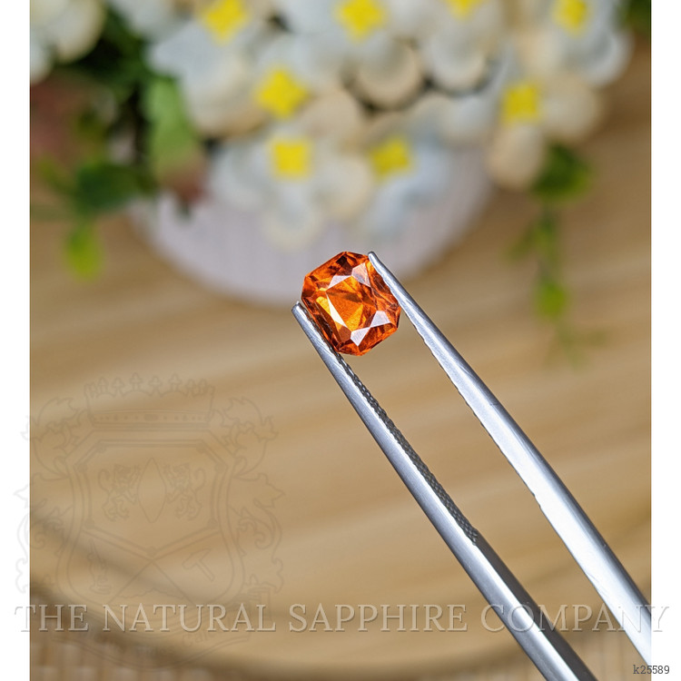 1.24 Ct. Orange Hessonite Garnet from Madagascar