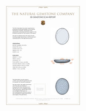 1.24 Ct. White Opal from Australia 3 D Scan Report