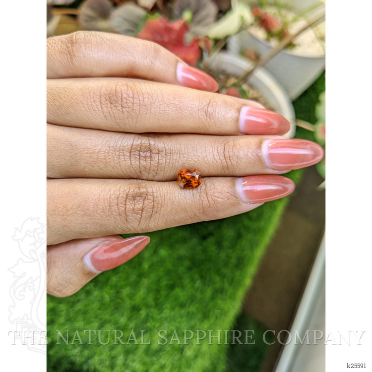 1.90 Ct. Reddish Orange Hessonite Garnet from Madagascar