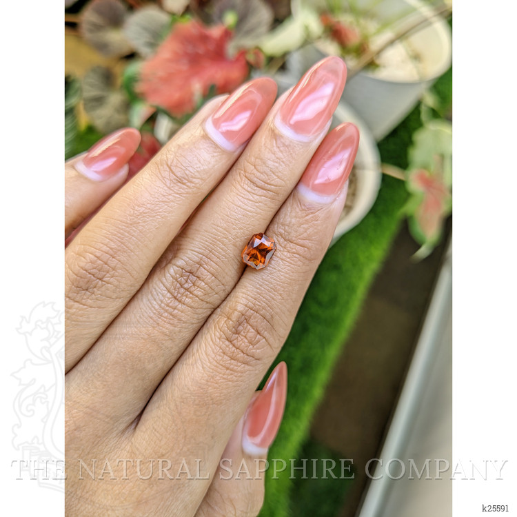 1.90 Ct. Reddish Orange Hessonite Garnet from Madagascar