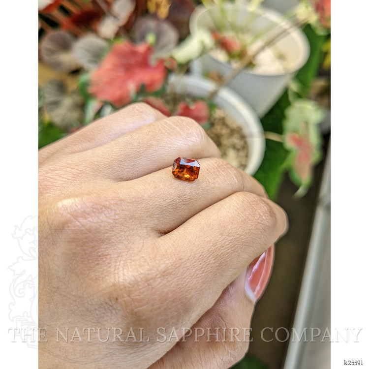 1.90 Ct. Reddish Orange Hessonite Garnet from Madagascar