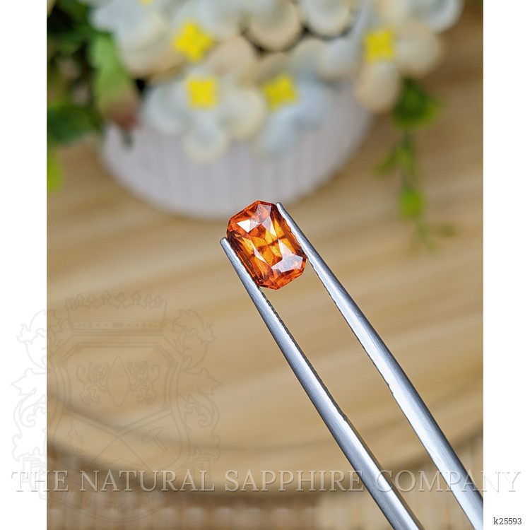 1.65 Ct. Reddish Orange Hessonite Garnet from Madagascar