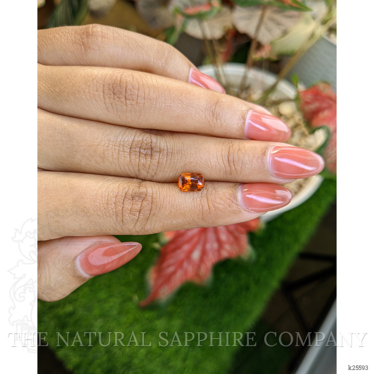 1.65 Ct. Reddish Orange Hessonite Garnet from Madagascar