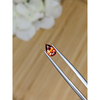 0.89 Ct. Orange Hessonite Garnet from Madagascar Life Style