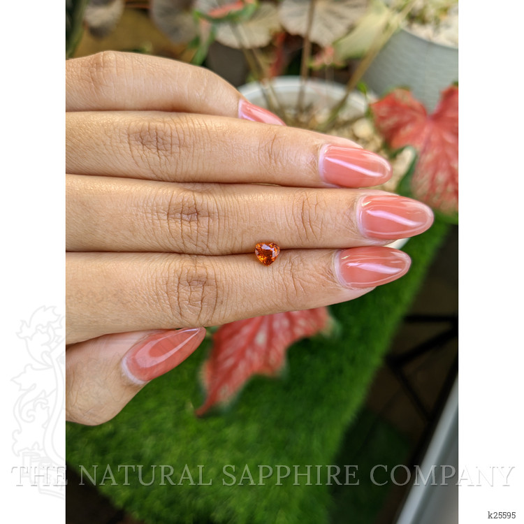 0.88 Ct. Reddish Orange Hessonite Garnet from Madagascar