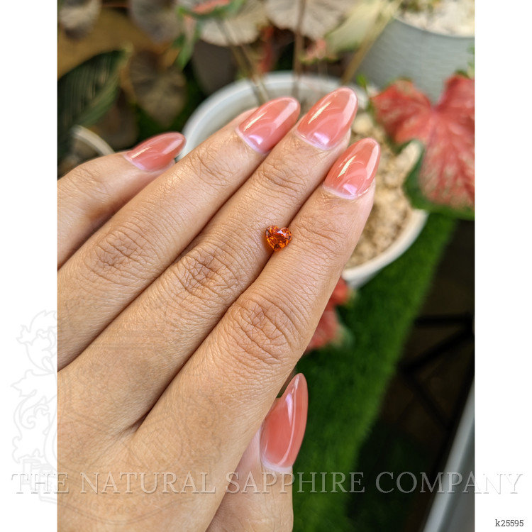 0.88 Ct. Reddish Orange Hessonite Garnet from Madagascar