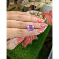 7.68 Ct. Purple Amethyst from Ceylon (Sri Lanka) Life Style