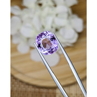 7.27 Ct. Purple Amethyst from Ceylon (Sri Lanka) Life Style