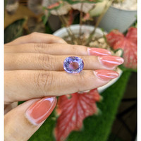 7.27 Ct. Purple Amethyst from Ceylon (Sri Lanka) Life Style