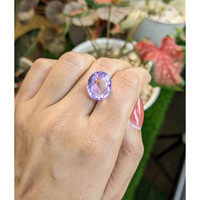 9.45 Ct. Purple Amethyst from Ceylon (Sri Lanka) Life Style