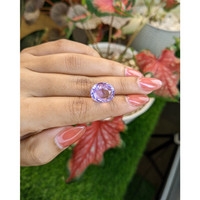 9.45 Ct. Purple Amethyst from Ceylon (Sri Lanka) Life Style
