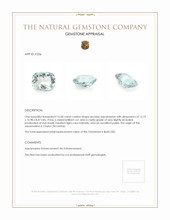 10.50 Ct. Aquamarine from Ceylon (Sri Lanka) Appraisal