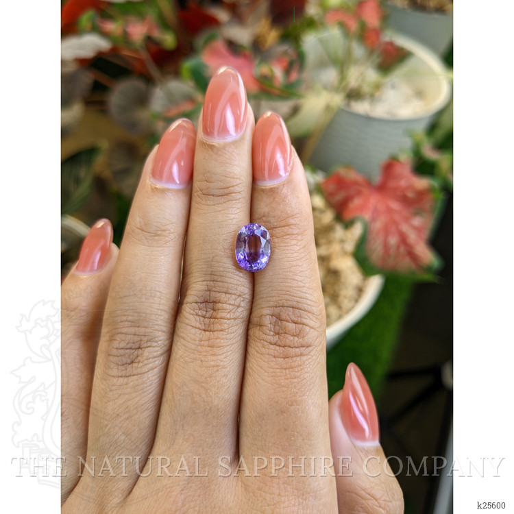 2.76 Ct. Bi Color Amethyst from Ceylon (Sri Lanka)