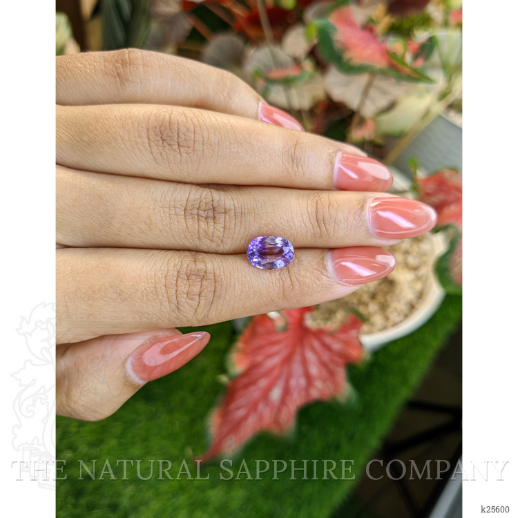 2.76 Ct. Bi Color Amethyst from Ceylon (Sri Lanka)