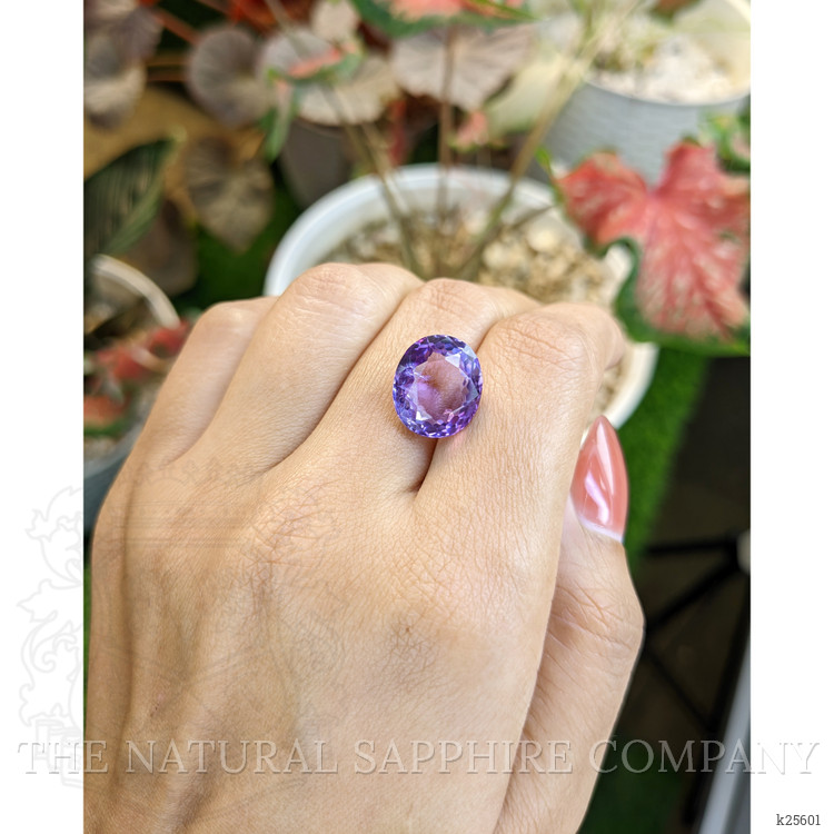 7.64 Ct. Purple Amethyst from Ceylon (Sri Lanka)