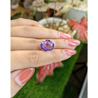 7.64 Ct. Purple Amethyst from Ceylon (Sri Lanka) Life Style