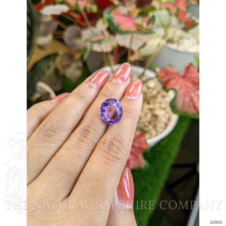 7.64 Ct. Purple Amethyst from Ceylon (Sri Lanka)