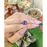 5.63 Ct. Purple Amethyst from Ceylon (Sri Lanka) Life Style