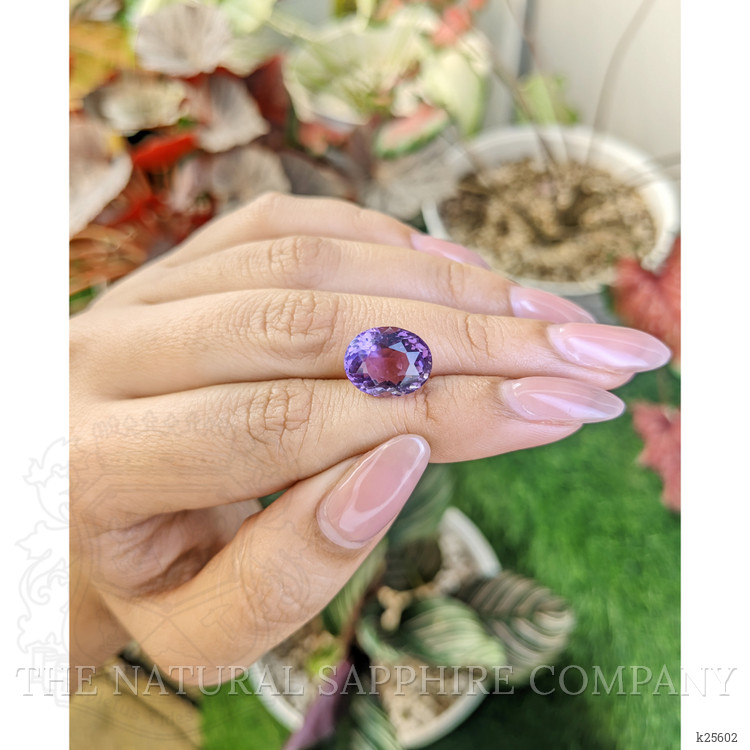 5.63 Ct. Purple Amethyst from Ceylon (Sri Lanka)