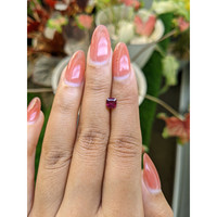 0.71 Ct. Purplish Pink Garnet from Ceylon (Sri Lanka) Life Style