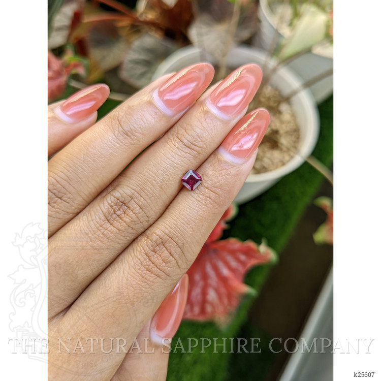 0.71 Ct. Purplish Pink Garnet from Ceylon (Sri Lanka)