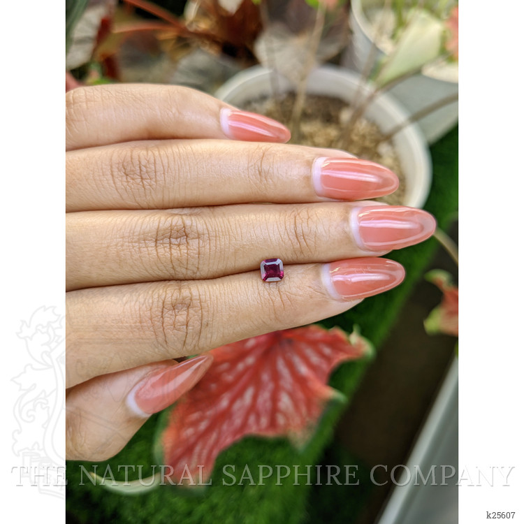 0.71 Ct. Purplish Pink Garnet from Ceylon (Sri Lanka)