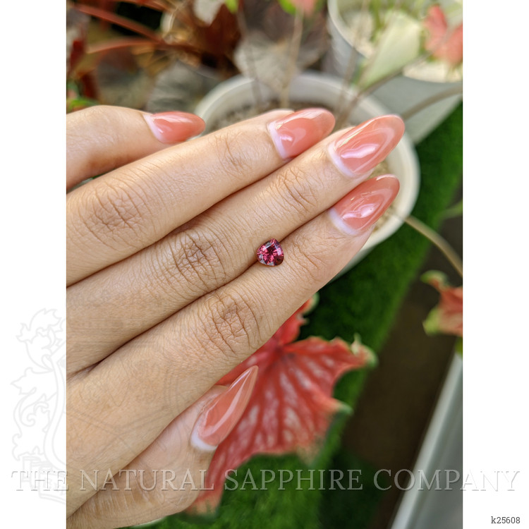 0.87 Ct. Pink Garnet from Ceylon (Sri Lanka)