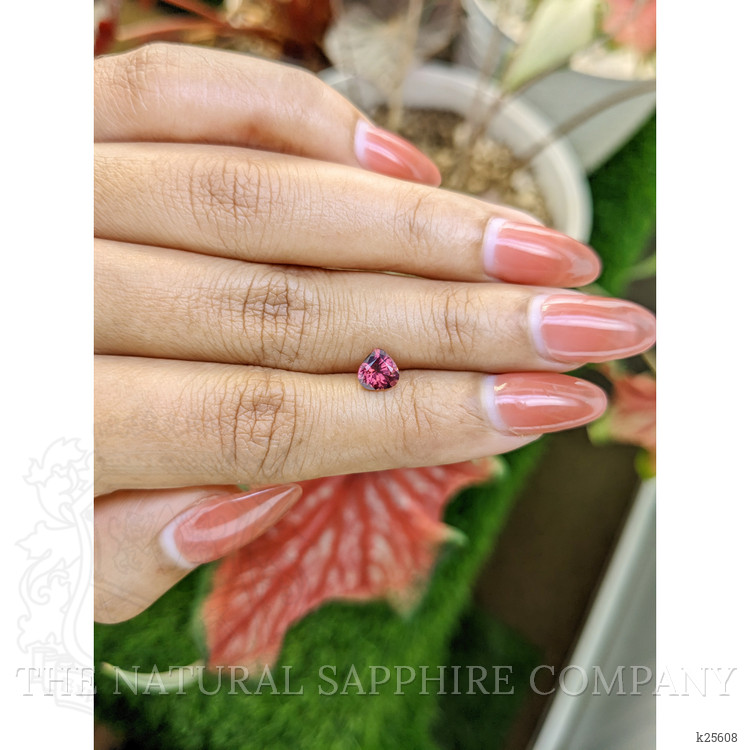 0.87 Ct. Pink Garnet from Ceylon (Sri Lanka)