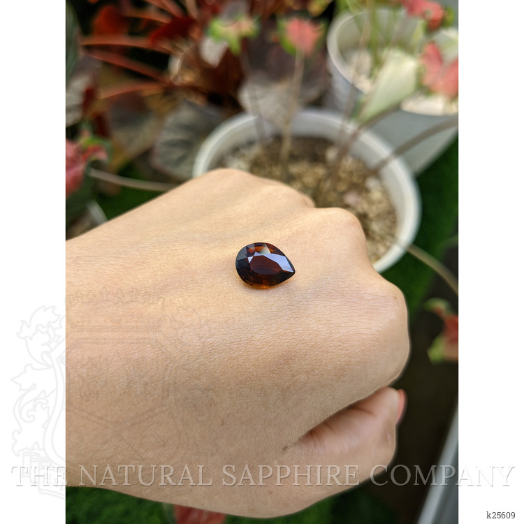 3.88 Ct. Brownish Orange Tourmaline from Ceylon (Sri Lanka)
