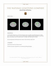 1.53 Ct. White Opal from Australia Appraisal