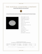 1.80 Ct. Multi Color Cabochon White Opal (Light Opal) from Australia Scan Report