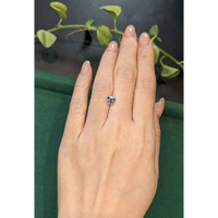 1.25 Ct. Greyish Blue Spinel from Burma (Myanmar) Life Style