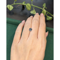 0.97 Ct. Bluish Grey Spinel from Burma (Myanmar) Life Style