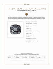 1.40 Ct. Purplish Grey Spinel from Burma (Myanmar) Scan Report