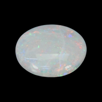 1.63 Ct. Cabochon White Opal from Australia Video