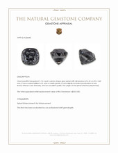 1.76 Ct. Grey Spinel from Burma (Myanmar) Appraisal