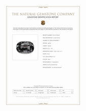 1.35 Ct. Grey Spinel from Burma (Myanmar) Scan Report