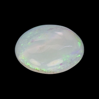 0.58 Ct. Cabochon White Opal from Australia Video