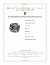 1.31 Ct. Bluish Grey Spinel from Burma (Myanmar) Scan Report