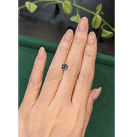 1.01 Ct. Purplish Grey Spinel from Burma (Myanmar) Life Style