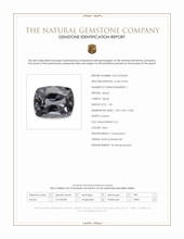 1.35 Ct. Grey Spinel from Burma (Myanmar) Scan Report